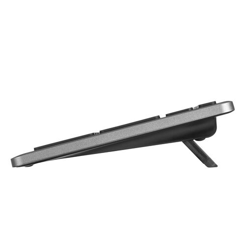 ワイヤレスキーボード（Bluetooth＆2.4Gレシーバー・日本語配列・フルサイズ・マルチペアリング3台・充電式・パンタグラフ式・ブラック）