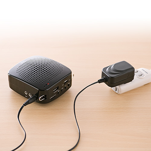 ポータブル拡声器（ハンズフリー・ヘッドマイク付・クリップ