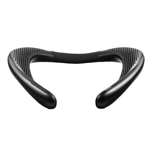 ウェアラブルスピーカー（肩かけ・ネックスピーカー・首かけスピーカー・Bluetooth・ワイヤレス・IPX5・MP3対応・ブラック）