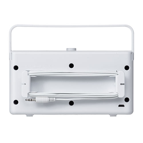 テレビスピーカー（手元スピーカー・有線・TV用手元延長スピーカー・電池式・USB給電対応・70代・60代・50代・40代・男性・女性・ホワイト）