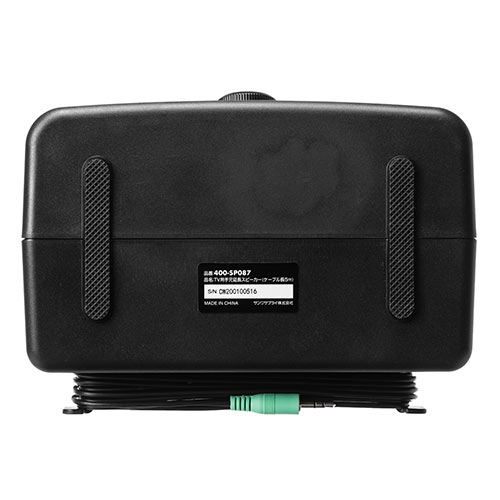 テレビスピーカー（有線・手元スピーカーTV用手元延長スピーカー・電池式・USB給電対応・70代・60代・50代・40代・男性・女性・ブラック）