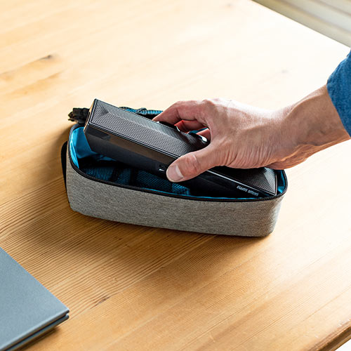 スピーカー（サウンドバー・USB電源・USB接続・PCスピーカー・クリップ&スタンド対応・コンパクト・6W・持ちはこび）