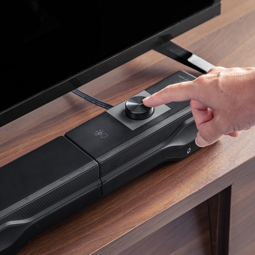 Bluetoothスピーカー（ワイヤレス接続・有線接続・サウンドバー・据え置き・LED付き・USB電源・10W）