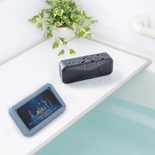 Bluetoothスピーカー（防水・低遅延・24時間再生・小型・ポータブル・低音強調パッシブラジエーター搭載）