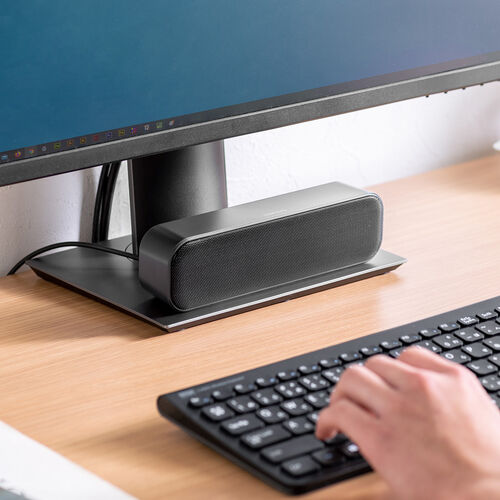 USBスピーカー（サウンドバー・小型・ケーブル2ｍ・6ワット・パソコン用・USB接続・おすすめ）サンワサプライ SP109