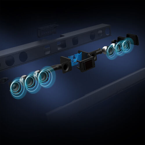 サウンドバー（テレビ用・ARC対応・Bluetooth・70W・光デジタル・同軸デジタル・RCA接続対応・リモコン付）