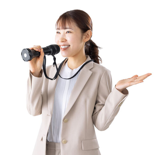 拡声器（マイク・小型・スピーカー＆マイク一体型・ブルートゥース・軽量・充電式・消防・自衛隊・選挙目・イベント）SP111