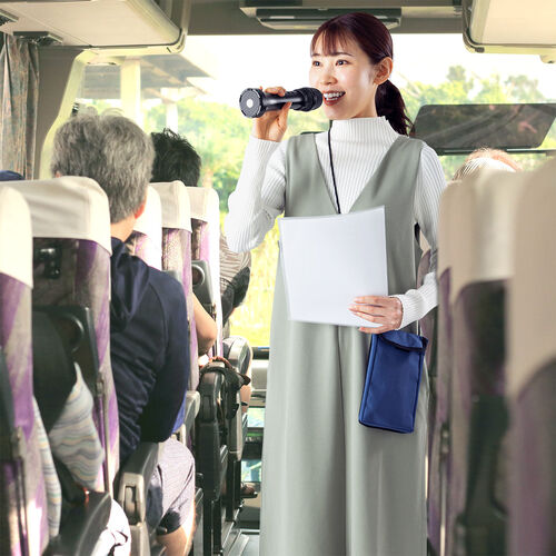 拡声器（マイク・小型・スピーカー＆マイク一体型・ブルートゥース・軽量・充電式・消防・自衛隊・選挙目・イベント）SP111