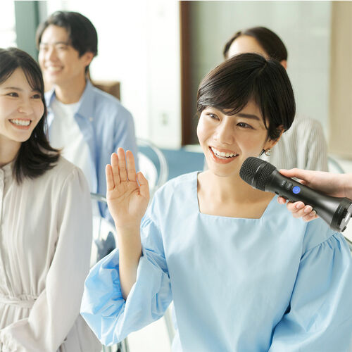 拡声器（マイク・小型・スピーカー＆マイク一体型・ブルートゥース・軽量・充電式・消防・自衛隊・選挙目・イベント）SP111