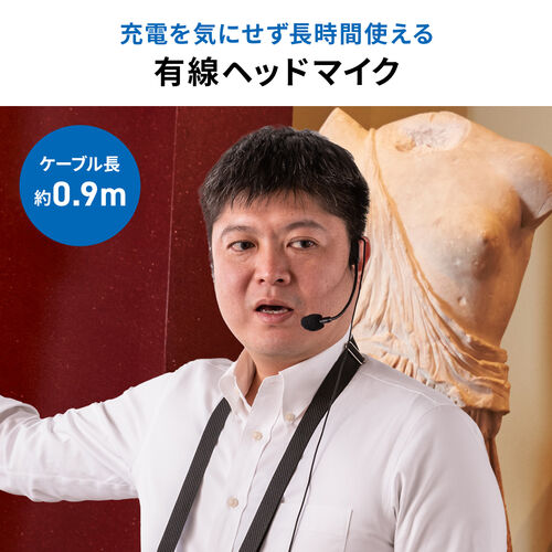 ヘッドマイク（EZ4-SP115専用・単一指向性・0.9m）