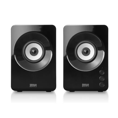 PCスピーカー（Bluetoothスピーカー・USBスピーカー・3.5mm接続対応・10W・低音強調・パッシブ搭載・コンパクト）