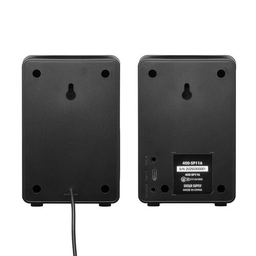 PCスピーカー（Bluetoothスピーカー・USBスピーカー・3.5mm接続対応・10W・低音強調・パッシブ搭載・コンパクト）