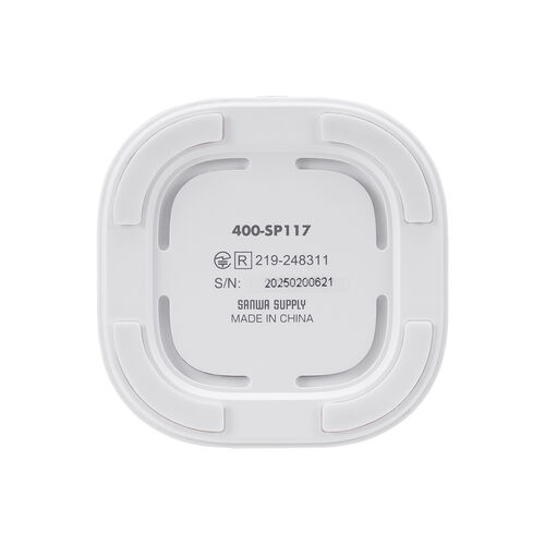 Bluetoothスピーカー（ワイヤレス充電・スマホ充電・MagSafe対応・7.5W・スタンド機能・ホワイト）