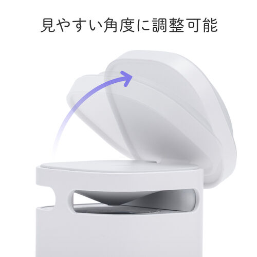 Bluetoothスピーカー（ワイヤレス充電・スマホ充電・MagSafe対応・7.5W・スタンド機能・ホワイト）