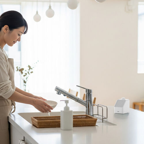 テレビ用手元スピーカー（高齢者向け・有線USB給電・5mロングケーブル・大音量・簡単操作）