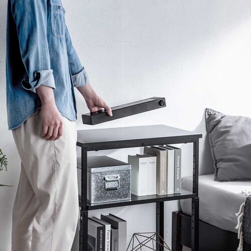 サウンドバー スピーカー（木製・Bluetooth・20W・ハイパワー・バッテリー内蔵・コンパクトタイプ）