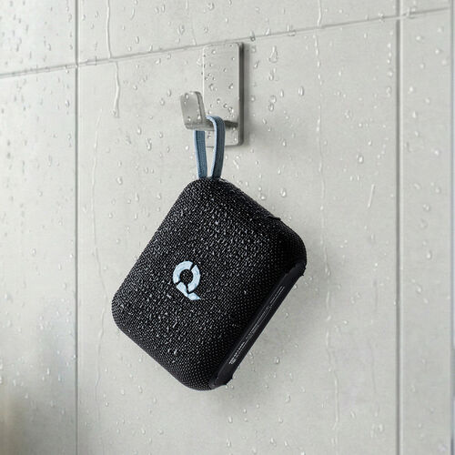 Bluetoothスピーカー（防水・IPX7・ポータブル・ワイヤレス・6W・アウトドア・お風呂・重低音・最大24時間再生・microSD対応・スモーキーブルー）