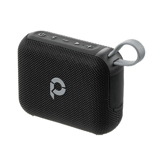 Bluetoothスピーカー（防水・IPX7・ポータブル・ワイヤレス・6W・アウトドア・お風呂・重低音・最大24時間再生・microSD対応・ダークグレー）