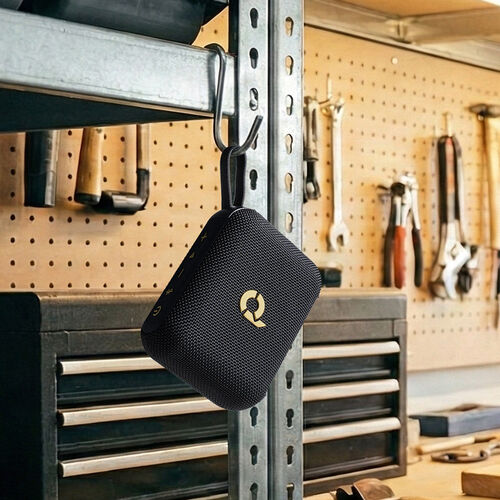 Bluetoothスピーカー（防水・IPX7・ポータブル・ワイヤレス・6W・アウトドア・お風呂・重低音・最大24時間再生・microSD対応・ゴールド）