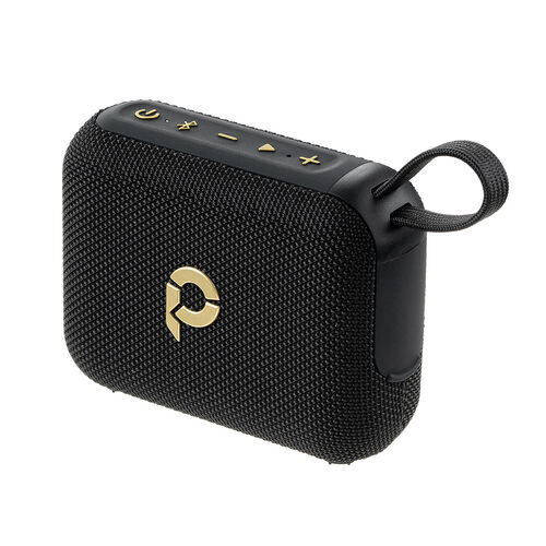 Bluetoothスピーカー（防水・IPX7・ポータブル・ワイヤレス・6W・アウトドア・お風呂・重低音・最大24時間再生・microSD対応・ゴールド）