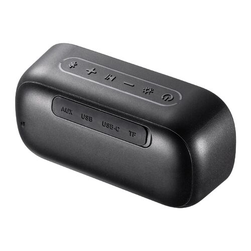 Bluetoothスピーカー（防水・IPX7・コンパクト・8W・AUX・USBメモリ・microSDカード再生対応・ポータブルスピーカー）