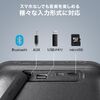 Bluetoothスピーカー（防水・IPX7・コンパクト・8W・AUX・USBメモリ・microSDカード再生対応・ポータブルスピーカー）