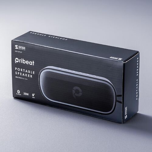 Bluetoothスピーカー（防水・IPX7・コンパクト・20W・AUX・microSDカード再生対応・ポータブルスピーカー）