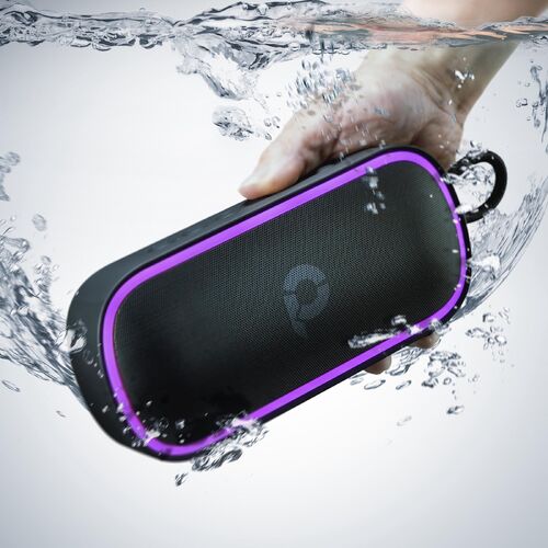 Bluetoothスピーカー（防水・IPX7・コンパクト・20W・AUX・microSDカード再生対応・ポータブルスピーカー）