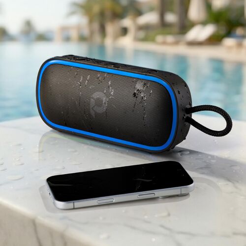 Bluetoothスピーカー（防水・IPX7・コンパクト・20W・AUX・microSDカード再生対応・ポータブルスピーカー）
