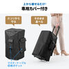 イベントスピーカー（拡声器・マイク2本・ポータブルPAスピーカー・120W・ワイヤレスマイク・バッテリー・AC電源・キャスター搭載・講演・イベント・LED搭載）