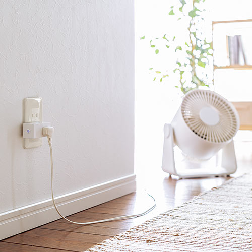 スマートプラグ（アレクサ・Google対応・WiFi・1個口・遠隔操作・直挿し・タイマー・ホワイト）