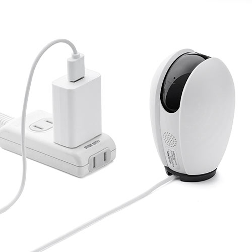 ネットワークカメラ（Wi-Fi・無線・ベビーモニター・ペットカメラ・見守り・防犯・屋内カメラ・夜間撮影・動体検知・相互音声会話・SDカード録画・スマホ通知）