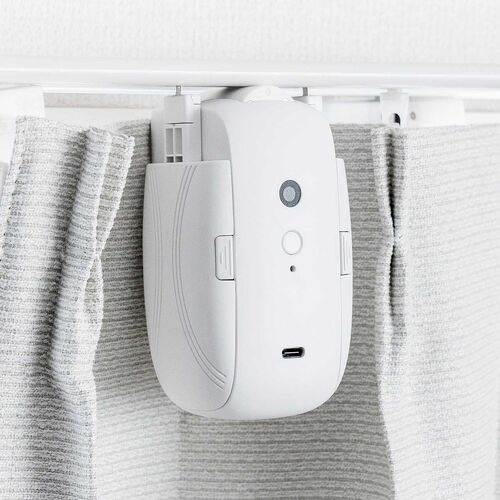 スマートカーテン（カーテンロボット・自動開閉・後付け・工事不要・U型レール・スマホ操作・タイマー・遠隔操作・IoT・スマート家電・目覚まし）