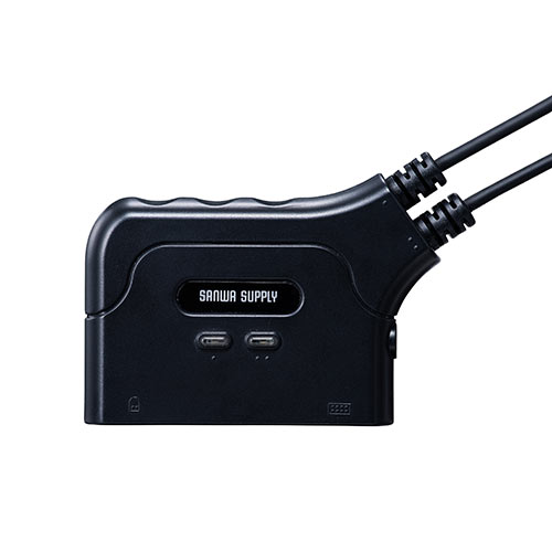 パソコン切替器（2台・USB接続・Windows/Maｃ・USBキーボード・USBマウス・ホットキー切替・キーボードエミュレーション機能・テレワーク）