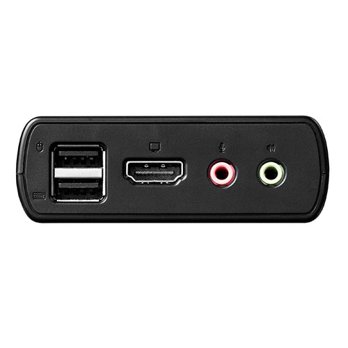 パソコン切替器 HDMI 2台 4K 60Hz KVMスイッチ USBキーボード USBマウス スピーカー マイク Windows macOS 在宅勤務 テレワーク