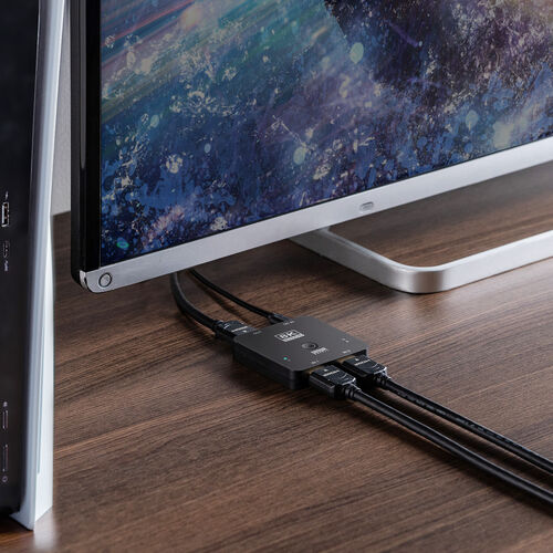 HDMI切替器（2入力1出力・8K/60Hz・4K/120Hz・HDR対応・HDCP2.3・自動/手動切り替え・PS5対応）