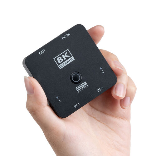 HDMI切替器（2入力1出力・8K/60Hz・4K/120Hz・HDR対応・HDCP2.3・自動/手動切り替え・PS5対応）