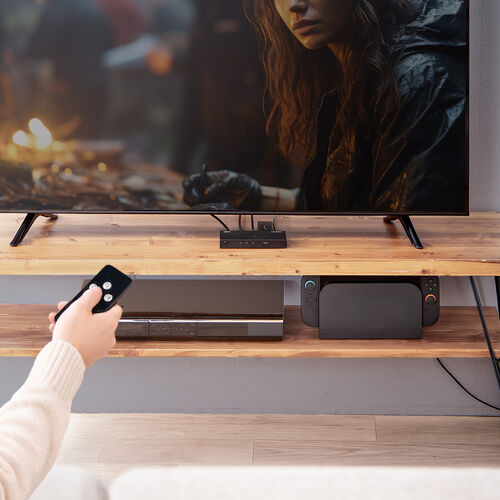 HDMI切替器（3入力1出力・HDMIスイッチ・リモコン操作対応・4K/60Hz・HDR対応・テレビ・モニター・ゲーム機・映像機器用）