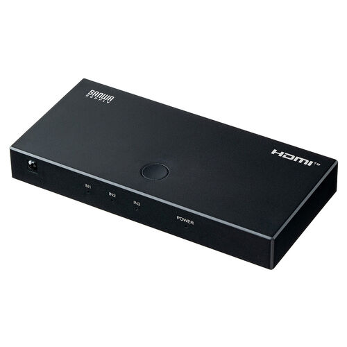 HDMI切替器（3入力1出力・HDMIスイッチ・リモコン操作対応・4K/60Hz・HDR対応・テレビ・モニター・ゲーム機・映像機器用）