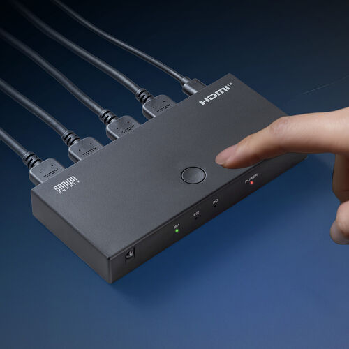 HDMI切替器（3入力1出力・HDMIスイッチ・リモコン操作対応・4K/60Hz・HDR対応・テレビ・モニター・ゲーム機・映像機器用）