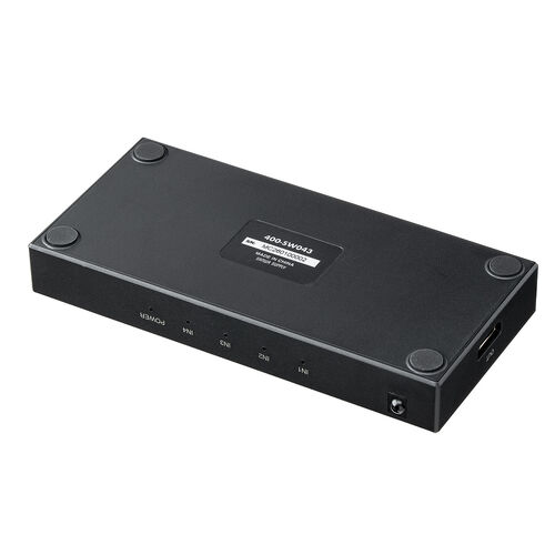 HDMI切替器（4入力1出力・リモコン操作対応・4K/60Hz・HDR対応・HDMIセレクター・テレビ・モニター・ゲーム機・パソコン用）