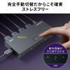 HDMI切替器（4入力1出力・リモコン操作対応・4K/60Hz・HDR対応・HDMIセレクター・テレビ・モニター・ゲーム機・パソコン用）