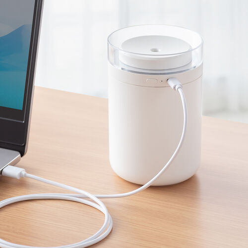 卓上超音波式加湿器　cado製 加湿器（卓上・超音波式・大容量・500ml・10時間連続運転・USB