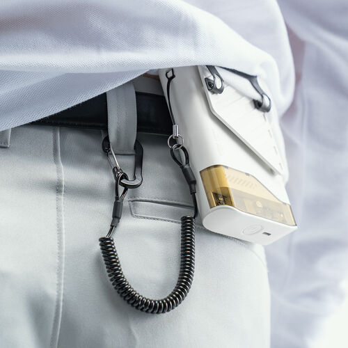 ベルトファン｜腰掛け・首かけ・卓上対応・USB充電・小型・強力