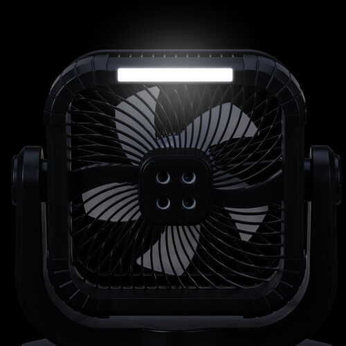 ミストファン 扇風機 10L 自動首振り コードレス USB Type-C 充電式 20000mAh キャンプ 現場 強力送風 リモコン ブラック