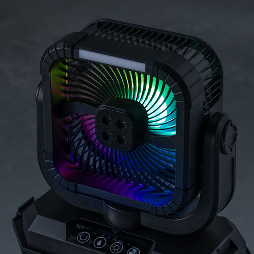 ミストファン 扇風機 10L 自動首振り コードレス USB Type-C 充電式 20000mAh キャンプ 現場 強力送風 リモコン ブラック