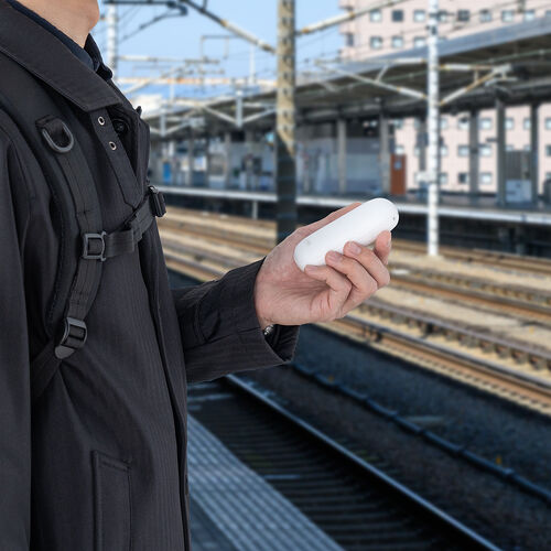 充電式カイロ（安全設計・ハンドウォーマー・3段階温度調整・USB-C充電・急速発熱・電気カイロ・最大5.5時間連続発熱・コンパクト・小型・ホワイト）