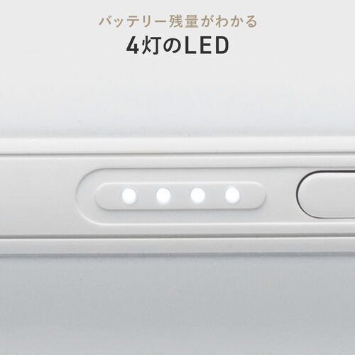 充電式カイロ（安全設計・ハンドウォーマー・3段階温度調整・USB-C充電・急速発熱・電気カイロ・最大5.5時間連続発熱・コンパクト・小型・ホワイト）