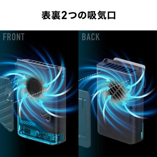 ベルトファン（USB扇風機・ウエストファン・リン酸鉄電池・腰かけファン・超強風・5段階風量・腰かけ・首かけ・卓上・簡易空調作業服・小型・LED残量表示・USB-C充電・安全・ブラック）