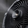 ミストファン（ノズル噴射式・扇風機・8L・自動首振り・コードレス・USB Type-C・充電式・キャスター付・キャンプ・現場・強力送風・リモコン・ブラック）